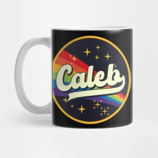 Caleb // Rainbow In Space Vintage Style Mug